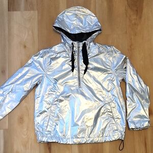 Women's metallic windbreaker sz XS
